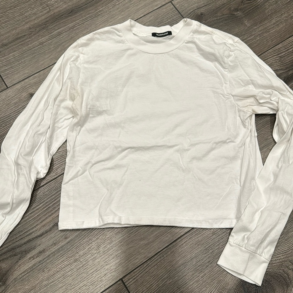 Talentless white long sleeve